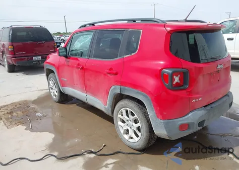 2016 Jeep Renegade Latitude z USA, uszkodzony, nr VIN ZACCJBBT2GPC66587